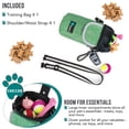 thumbnail image 2 of PetAmi Dog Treat Pouch, Large Pet Training Treat Pouch with Pocket, Dog Trainer Essentials Supply Holder with Poop Bag Dispenser, Training Bag for Kibbles Toys, 3 Ways to Wear (Green), 2 of 7