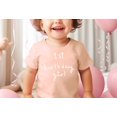 thumbnail image 4 of Girls 1st Birthday Shirt Heart Birthday Girl Shirt for Baby Girls One Year Old Retro Birthday White on Peach Shirt 12 Months, 4 of 6