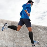 3 Pairs Open Toe Zipper Medical Sport Compression Socks - 15-20mmhg Graduated Knee-High Support for Men & Women, Ideal for Soccer, Running, and Nurses
