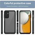 thumbnail image 3 of Case for Galaxy A36 5G,Galaxy A36 5G Case,Transparent TPU+PC Acrylic Protective Military Grade  Heavy Duty Protection Phone Case for Samsung Galaxy A36 5G (Black), 3 of 16
