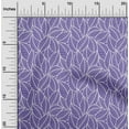thumbnail image 2 of oneOone Cotton Poplin Twill Violet Fabric Texture Leaf Diy Clothing Quilting Fabric Print Fabric By Yard 56 Inch Wide, 2 of 4