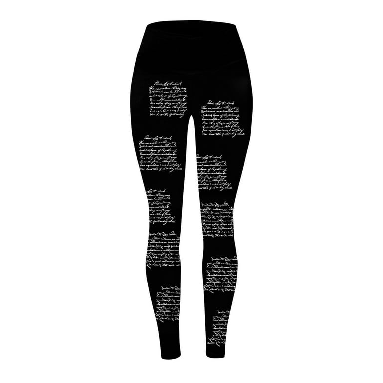 eczipvz Compression Leggings for Women Women's Black Flare Yoga