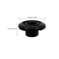 thumbnail image 2 of FRCOLOR 2pcs Black Bass String Retainer Guides Metal String Trees For bass Locking Nut Essential Musical Instrument Accessories For Bass Players, 2 of 8