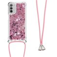 thumbnail image 1 of Funda FOXDOCK para Motorola Moto G 5G 2022 con Cuerda Ajustable, Brillo Líquido, Protección Antigolpes y Lente – Ideal para Regalo, 1 of 6