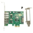 PCIE to USB Expansion Card 6 USB2.0 Interface 15PIN SATA 480Mbps 12Mbps