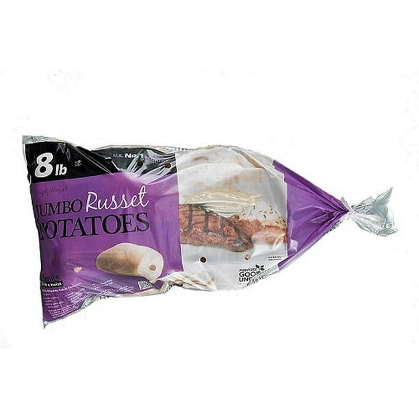 Simply Perfect Jumbo Russet Potatoes, 8 lb Bag