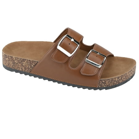 

SNJ Women s Casual Buckle Straps Sandals Flip Flop Platform Footbed Sandals