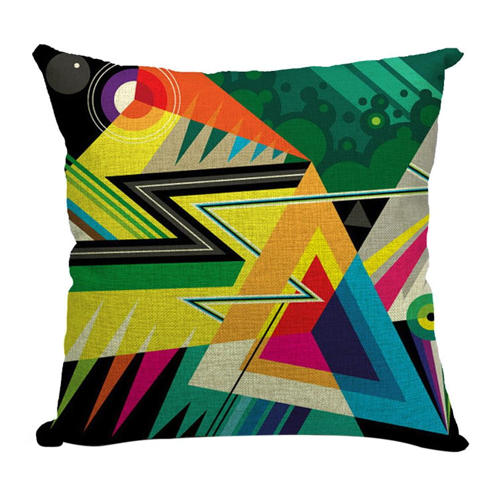 1* Simple Nordic Cushion Cover Geometric Abstract Pillow Pillowcase Case N6P4 