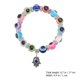 thumbnail image 5 of 1 pulsera de cuentas de Fátima con ojo malvado, elegante y exquisita pulsera de cuentas para mujer., 5 of 7