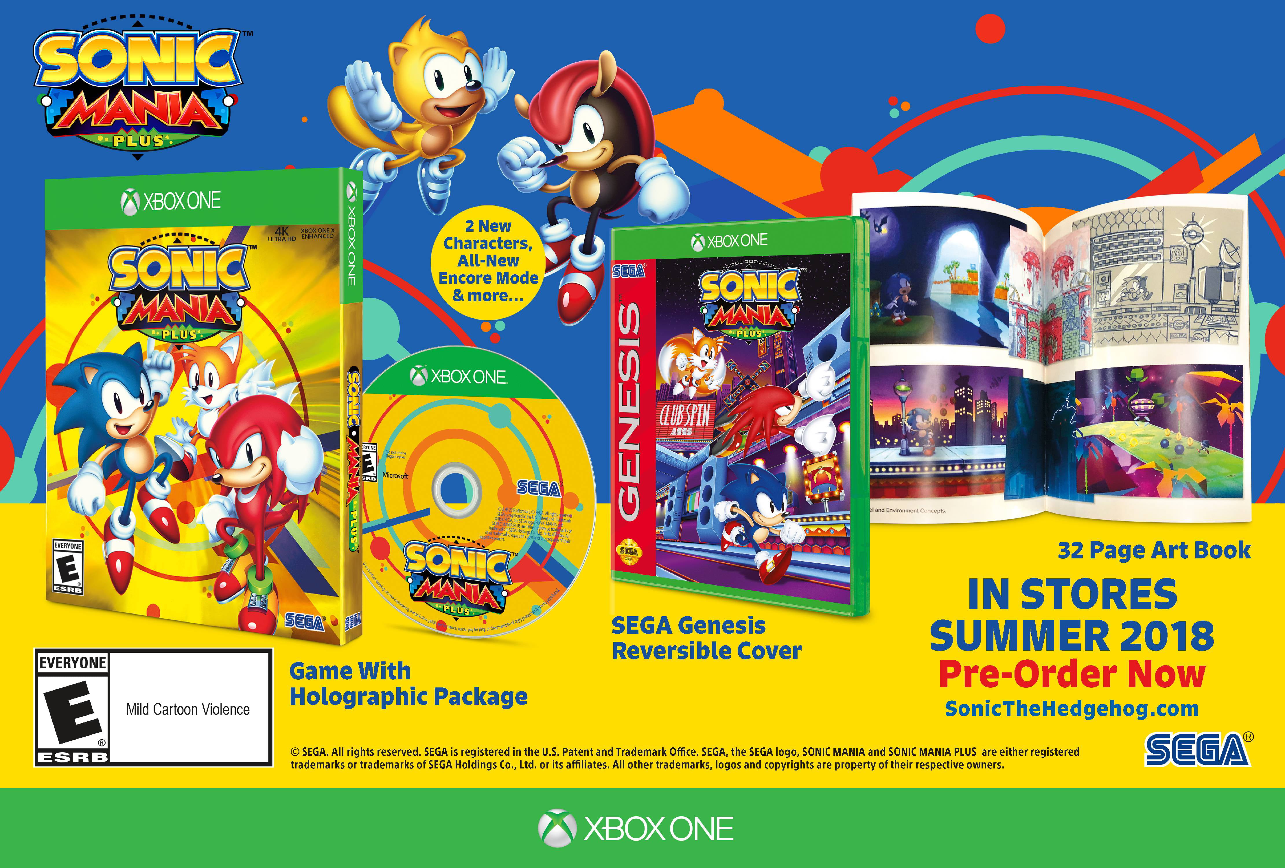 Sonic Mania Plus, Sega, Xbox One, 010086640809 - Walmart.com