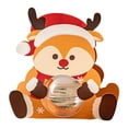 thumbnail image 1 of Leodye 1pcs 5pcs Christmas Cake Box Handheld Cake Balls Christmas Balls Transparent Snacks Baking Packing Boxes Fruit Packaging Boxes-11.41x10.63x2.95in, 1 of 8