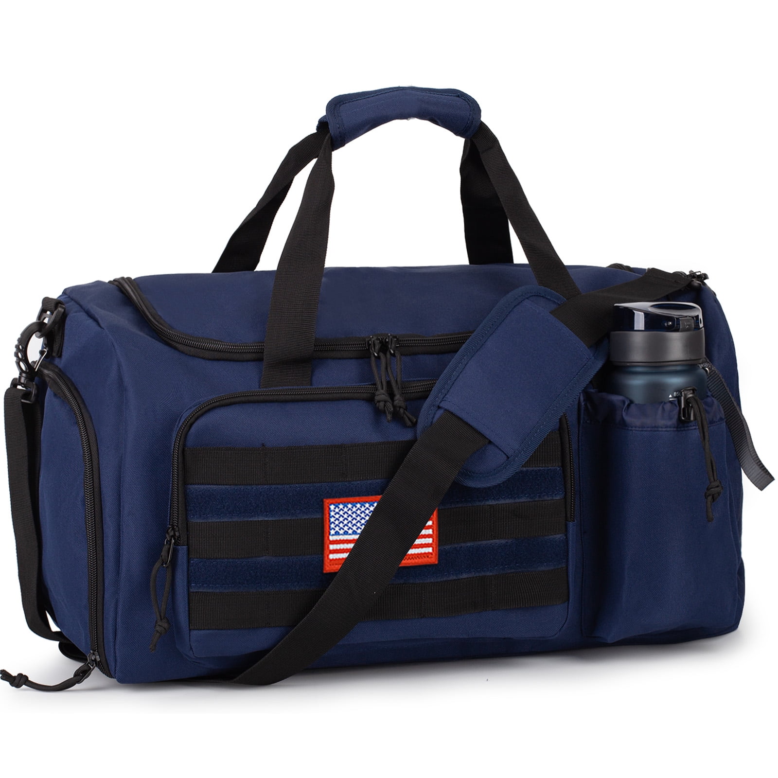 TRIPGEAR Large 40L 2-in-1 Convertible Sports Bag, Multi-functional Travel Duffle with Shoe Compartment for Daily Use