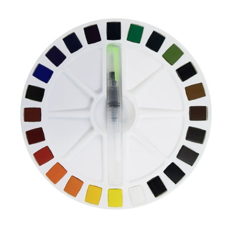 UPC: 0191518963588 | Watercolor Half-Pan Set with Water Brush by Artist s Loft™