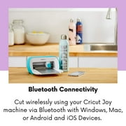 Cricut Joy Smart Machine with DIY Vinyl Decal Sampler & Essential Tools Starter Bundle