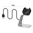 thumbnail image 3 of Base de carga rápida para reloj inteligente con cable plata Baoblaze Cuna base de estación de soporte USB, 3 of 8