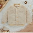 thumbnail image 3 of Vedolay Boys 2023 Suit Jackets Boy's Thicken Down Jacket Winter Warm Button Down Long Sleeve Coat,Beige 3-4 Years, 3 of 5