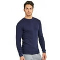 thumbnail image 4 of TheLovely Men's Classic Waffle Knit Heavyweight Cotton Long Sleeve Thermal T-Shirt Top, 4 of 4