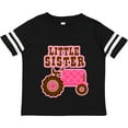 thumbnail image 3 of Inktastic Pink Tractor Little Sister Girls Toddler T-Shirt, 3 of 5