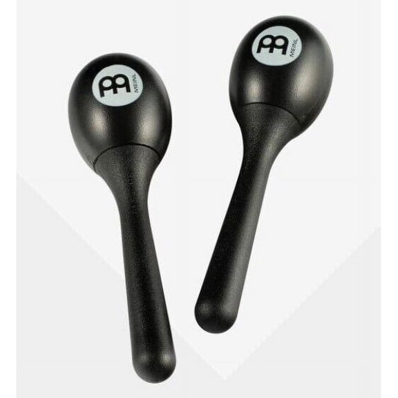 Meinl Percussion PEMBK Plastic Egg Maracas, Black