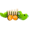 thumbnail image 1 of Crocodile Pull Toy Wooden Pull-Out Toy with Bright Colours for Quick Development Walking Learning Play Friend for 36 Months, 1 of 1