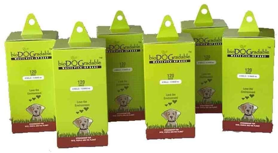 720 Dog Poop Waste Bags Biodegradable Compostable Leak Proof and Tear