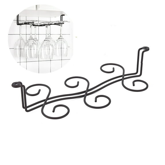 TAILTOSS Mug Stand Holder Iron Black 1Pcs for Kitchen Accessory