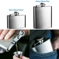 thumbnail image 4 of 5+8oz Hip Flask for Whiskey & Liquor Leak-Proof Pocket Flask with Screw Cap & Funnel 2-Pack Travel Flasks for Men Outdoor,Fishing,Gifts, 4 of 4