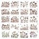 thumbnail image 2 of Xihbxyly Plantillas para Vallas de Jardín, con Motivos Florales de Rosas, Girasoles y Peonías, Reutilizables para Pintar Paredes de Madera, Decoración Del Hogar, Herramienta Versátil para Manualidade, 2 of 6