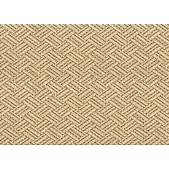 Ahgly Company Machine Washable Indoor Rectangle Transitional Cinnamon Brown Area Rugs, 2' x 5'