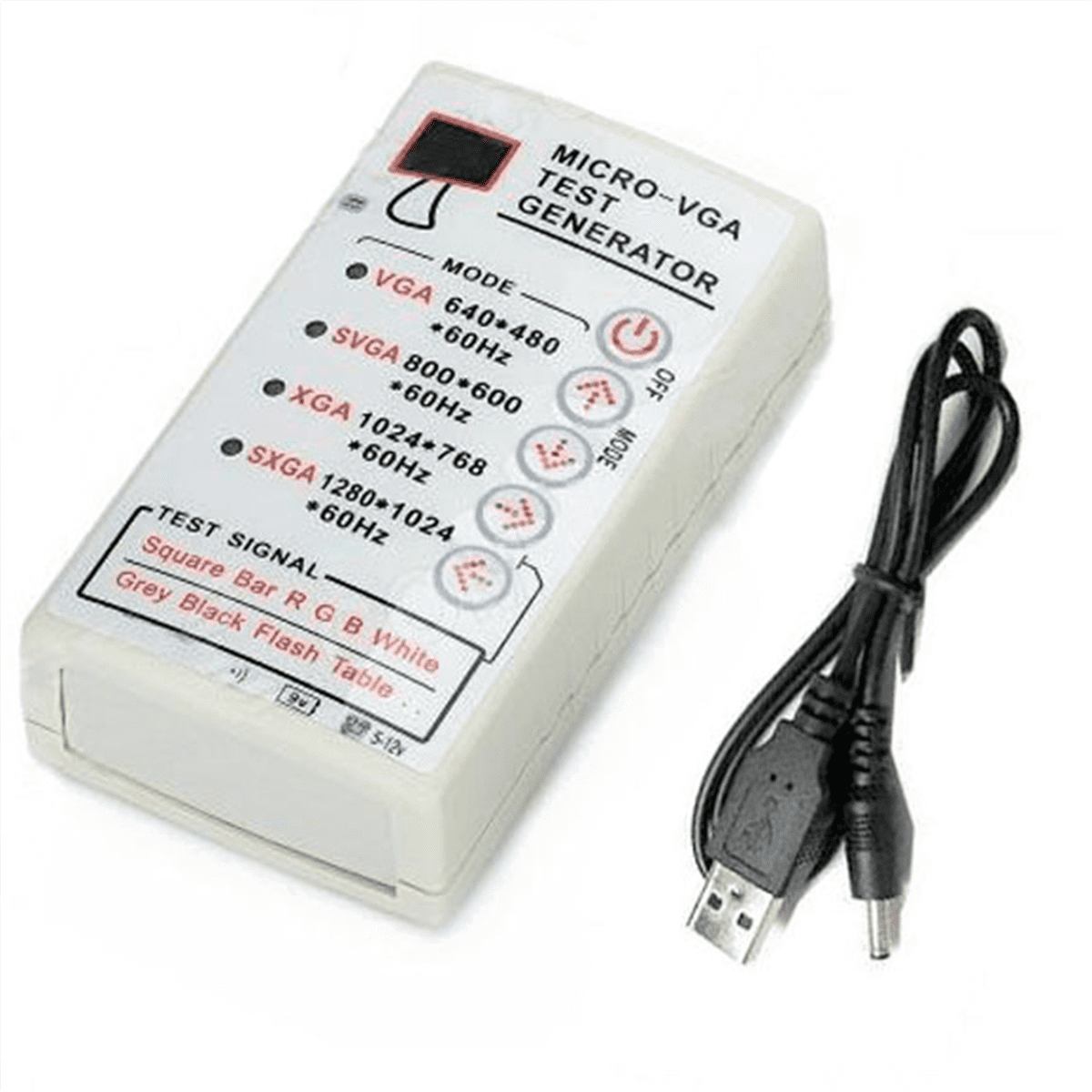 SVGA XGA VGA Generator Signal Source TV LCD Screen CRT Projector Color Display Monitor Tester Tool Recovery Detector