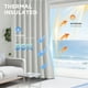 thumbnail image 4 of Cortinas opacas Joydeco de lino natural, 132 x 160 cm, 2 paneles, 4 of 9