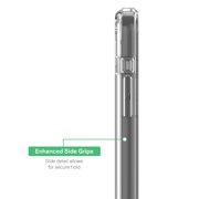 onn Rugged Phone Case with Holster for iPhone 15 Plus / iPhone 14 Plus - Clear