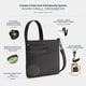 thumbnail image 4 of Bolso de Mano Travelon Roam Pequeño Antirrobo de Nylon 22x22x6 cm, 4 of 9
