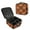 Bats Pumpkins, variant on Makeup Train Case with Adjustable Dividers,Cosmetic Bag Portable Portability Bag Case Gifts Black White Color Skulls