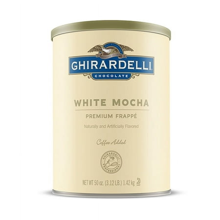 Ghirardelli Chocolate Premium Frappe, White Mocha, 3.12 Lb