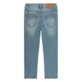 thumbnail image 2 of KIDSCOOL SPACE Baby Boys Jeans,Elastic Band Inside Ripped Stretch Soft Slim Cotton Denim Pants,12-13 Years, 2 of 7