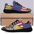 thumbnail image 3 of Native American flag American flag US Shoes Sneakers for Women Men Black Size 12, 3 of 7