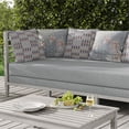 thumbnail image 5 of Peacock Pride Indoor/Outdoor Pillow with Removable Cover in Gray 20x20, 5 of 6