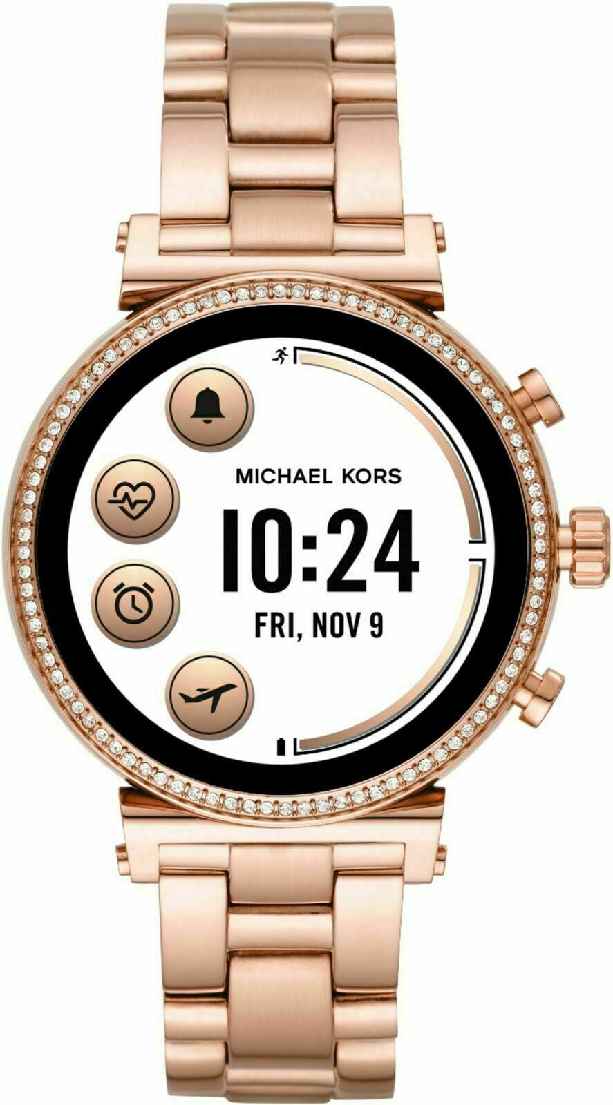 MICHAEL KORS Gen 5E Darci Pavé Rose GoldTone Smartwatch   yiannisjewellerycom