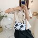 thumbnail image 2 of Sywqhk Bolso De Mano Con Estampado De Leche De Vaca Para Mujer, Bolso De Hombro Informal Para Mujer (1) Sywqhk Para estrenar, 2 of 9
