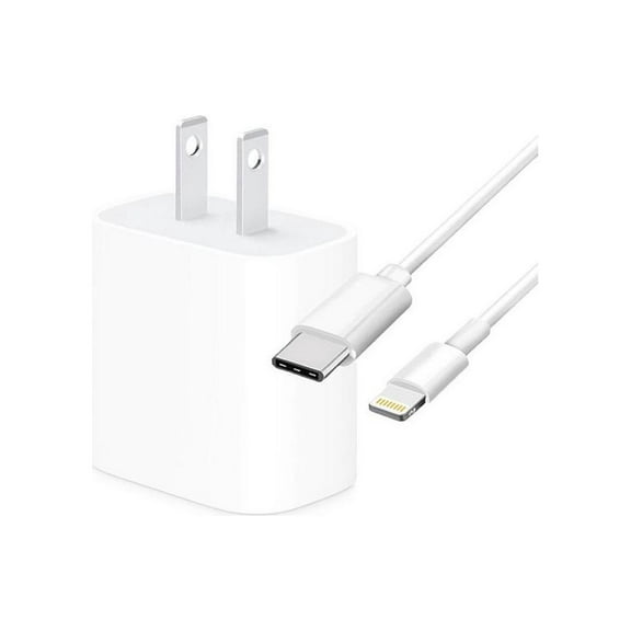 4XEM 4XIPHN13KIT3 White iPhone 13 Kit with 20W USB-C Charger and 3FT USB-C to 8-Pin Cable
