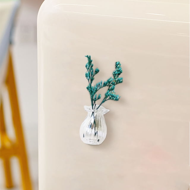 Refrigerator Magnets, Cute Mini Ceramic Vase Decorative Stickers, 3D Side Fridge Magnet Set Strong Adhesion for Metal Surfaces