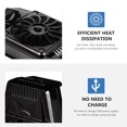 thumbnail image 2 of Universal Mobile Teléfono refrigerador Fan Radiador recargable Silent Celular Cooler, 2 of 5