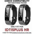 thumbnail image 5 of 2pcs Veryfitpro Id115plus Hr Replacement Bands For Veryfit Pro Id115plus Hr Fitness Tracker Smart Watch, 5 of 5