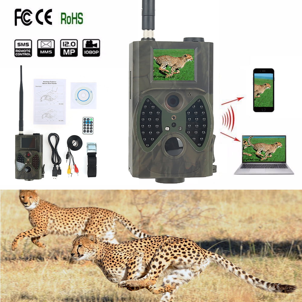 HC300M Hunting Camera Video GSM 12MP 1080P Traps IR Night Vision Wildlife Trail 