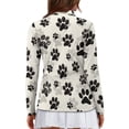 thumbnail image 2 of Yuyamidu Cute Dog Paw Long Sleeve Golf Shirts for Women Size M Comfy Workout Tops Athletic Tennis Shirts Lightweight Activewear Golf Clothes, 2 of 8