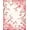 Pink, Pattern 9, variant on ODIKA 4'x6' Machine Washable Non-Slip Area Rug, Blossoming Garden Delight Floral Motif High Traffic Rug, Rose, 210639