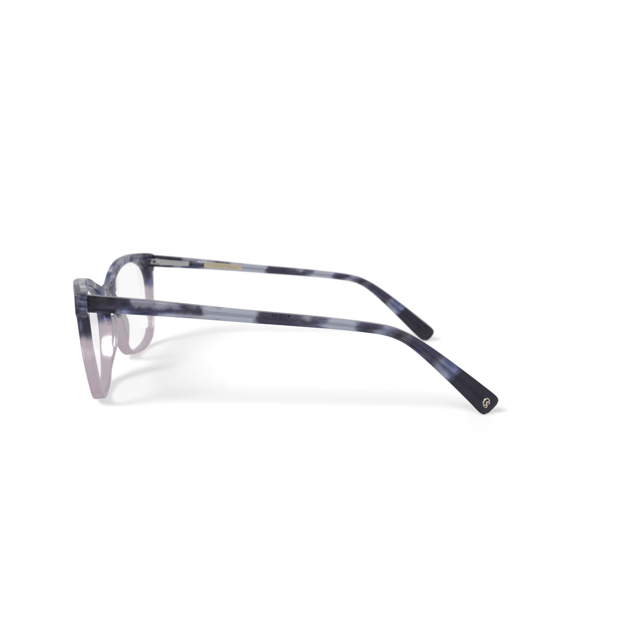 Christian Siriano Women's Taylor Square Prescription Eyeglasses with Case, Pink Tortoise Gradient