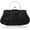 Black, variant on Beaded Sequin Design Flower Evening Purse Large Clutch Bag