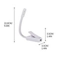 thumbnail image 2 of xjwjuw Rechargeable Book Reading Light, LED Eye Protection Light, 3000-6000K, 3 Brightness Levels, 360° Gooseneck, USB Charging, Lightweight Portable, for Bed Reading, Travel, Camping, 2 of 2